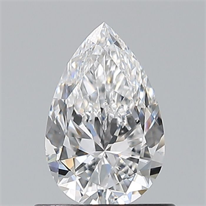 Picture of Natural Diamond 0.70 Carats, Pear with  Cut, D Color, VS2 Clarity and Certified by GIA