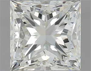 Foto Diamante Natural 1.45 quilates, Princesa , Color I, claridad VVS1 y certificado IGI de