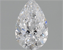 Natural Diamond 0.50 Carats, Pear with  Cut, D Color, VS2 Clarity and Certified by GIA
