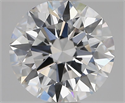 Lab Grown Diamond 1.52 Carats, Round with Ideal Cut, E Color, VVS2 Clarity and Certified by IGI