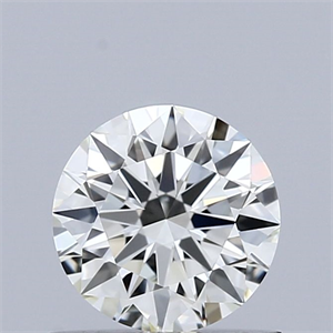 Picture of Natural Diamond 0.71 Carats, Round with Excellent Cut, L Color, VVS1 Clarity and Certified by GIA