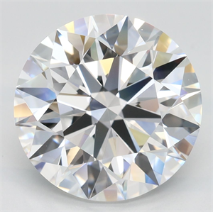 Picture of Lab Grown Diamond 5.29 Carats, Round with Excellent Cut, D Color, VVS1 Clarity and Certified by GIA