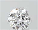 Lab Grown Diamond 0.91 Carats, Round with Ideal Cut, D Color, VVS2 Clarity and Certified by IGI