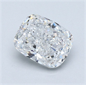 Diamante Natural 1.03 quilates, Del cojín , Color E, claridad VS2 y certificado GIA