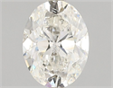 Natural Diamond 0.71 Carats, Oval with  Cut, I Color, I1 Clarity and Certified by GIA
