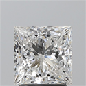 Diamante Natural 2.06 quilates, Princesa , Color F, claridad SI2 y certificado GIA