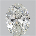 Natural Diamond 1.20 Carats, Oval with  Cut, G Color, SI2 Clarity and Certified by GIA