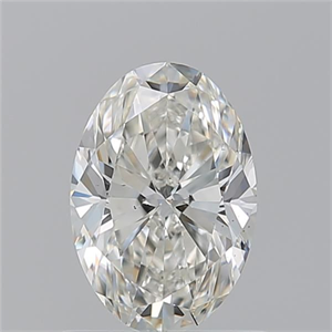 Foto Diamante Natural 0.91 quilates, Ovalado , Color H, claridad SI1 y certificado GIA de