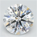 Lab Grown Diamond 3.56 Carats, Round with Excellent Cut, D Color, VVS1 Clarity and Certified by GIA