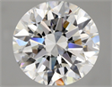 Natural Diamond 3.01 Carats, Round with Excellent Cut, E Color, VS2 Clarity and Certified by GIA