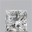 Natural Diamond 1.20 Carats, Princess with  Cut, I Color, VVS1 Clarity and Certified by GIA