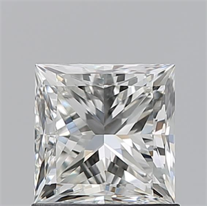 Picture of Natural Diamond 1.20 Carats, Princess with  Cut, I Color, VVS1 Clarity and Certified by GIA