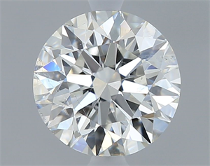 Picture of Natural Diamond 0.70 Carats, Round with Excellent Cut, G Color, SI2 Clarity and Certified by GIA