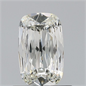 Diamante Natural 0.58 quilates, Del cojín , Color I, claridad VVS2 y certificado GIA