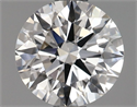 Lab Grown Diamond 1.09 Carats, Round with Ideal Cut, D Color, VS1 Clarity and Certified by IGI