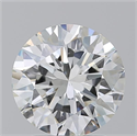 Natural Diamond 2.01 Carats, Round with Excellent Cut, H Color, VS2 Clarity and Certified by GIA