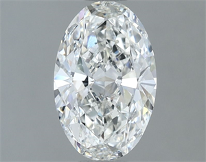 Picture of Natural Diamond 1.00 Carats, Oval with  Cut, H Color, SI1 Clarity and Certified by GIA