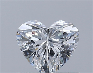 Picture of Natural Diamond 0.42 Carats, Heart with  Cut, E Color, VVS1 Clarity and Certified by GIA