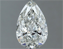 Diamante Natural 0.60 quilates, De pera , Color H, claridad SI2 y certificado GIA