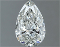 Diamante Natural 0.60 quilates, De pera , Color H, claridad SI2 y certificado GIA
