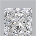 Diamante Natural 2.02 quilates, Princesa , Color F, claridad SI1 y certificado GIA