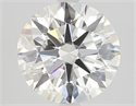 Natural Diamond 2.51 Carats, Round with Excellent Cut, G Color, VS1 Clarity and Certified by GIA