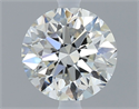 Natural Diamond 0.70 Carats, Round with Very Good Cut, G Color, VS1 Clarity and Certified by IGI