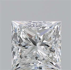 Picture of Natural Diamond 0.90 Carats, Princess with  Cut, G Color, VS2 Clarity and Certified by GIA
