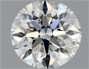 Natural Diamond 0.70 Carats, Round with Very Good Cut, F Color, VVS1 Clarity and Certified by GIA