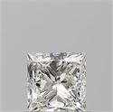 Natural Diamond 0.80 Carats, Princess with  Cut, J Color, VVS1 Clarity and Certified by GIA