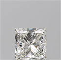 Natural Diamond 0.80 Carats, Princess with  Cut, J Color, VVS1 Clarity and Certified by GIA