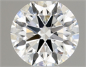Natural Diamond 0.44 Carats, Round with Excellent Cut, I Color, SI1 Clarity and Certified by GIA