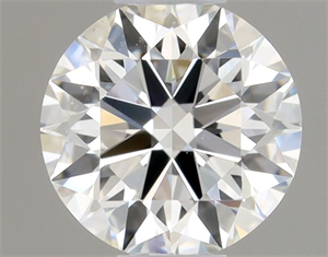 Picture of Natural Diamond 0.44 Carats, Round with Excellent Cut, I Color, SI1 Clarity and Certified by GIA