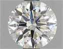 Del inventario de diamantes de laboratorio, 1.60 quilates, Redondo , Color E, claridad VVS2 y certificado IGI
