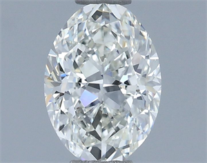 Picture of Natural Diamond 0.70 Carats, Oval with  Cut, H Color, IF Clarity and Certified by IGI
