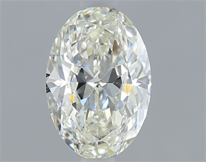 Foto Diamante Natural 0.70 quilates, Ovalado , Color J, claridad SI2 y certificado GIA de