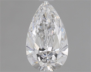 Picture of Natural Diamond 0.70 Carats, Pear with  Cut, D Color, IF Clarity and Certified by GIA