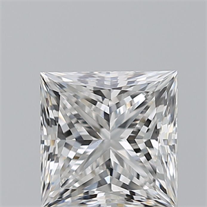 Picture of Natural Diamond 1.81 Carats, Princess with  Cut, E Color, VS2 Clarity and Certified by GIA