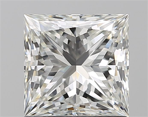 Picture of Natural Diamond 1.21 Carats, Princess with  Cut, I Color, VS2 Clarity and Certified by GIA