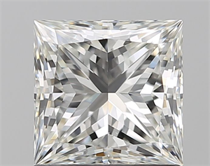 Picture of Natural Diamond 1.21 Carats, Princess with  Cut, I Color, VS2 Clarity and Certified by GIA