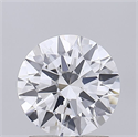 Lab Grown Diamond 1.50 Carats, Round with Ideal Cut, D Color, VS1 Clarity and Certified by IGI