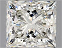 Natural Diamond 1.20 Carats, Princess with  Cut, J Color, SI1 Clarity and Certified by GIA