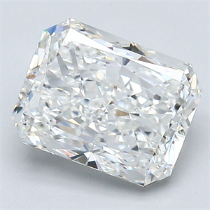 Picture of Natural Diamond 2.51 Carats, Radiant with  Cut, G Color, VS1 Clarity and Certified by GIA