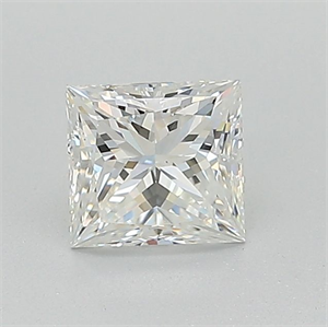Picture of Natural Diamond 0.72 Carats, Princess with  Cut, G Color, VS1 Clarity and Certified by GIA