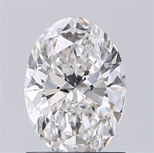 Foto Diamante Natural 0.90 quilates, Ovalado , Color F, claridad VVS2 y certificado GIA de