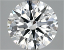Del inventario de diamantes de laboratorio, 2.17 quilates, Redondo , Color E, claridad VVS2 y certificado GIA