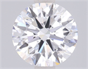 Lab Grown Diamond 1.42 Carats, Round with Ideal Cut, E Color, VVS2 Clarity and Certified by IGI