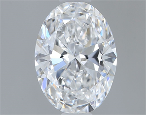Picture of Natural Diamond 0.60 Carats, Oval with  Cut, D Color, VS2 Clarity and Certified by GIA