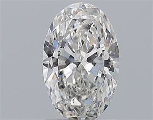 Foto Diamante Natural 1.20 quilates, Ovalado , Color F, claridad SI2 y certificado GIA de