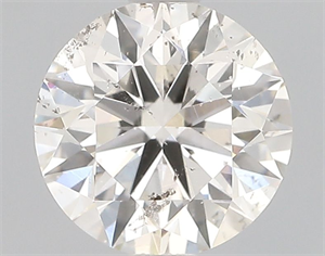 Picture of Natural Diamond 0.73 Carats, Round with Excellent Cut, I Color, I1 Clarity and Certified by GIA